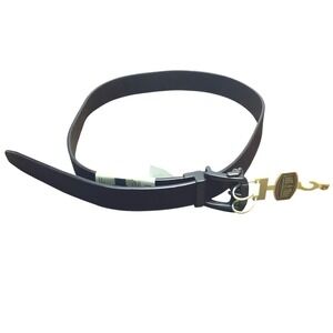 Lake & Trail Men Leather Belt Track Lock Comfort Fit Black Brown M 34-36 NWT